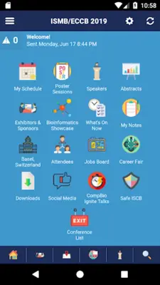 ISCB Conferences android App screenshot 2
